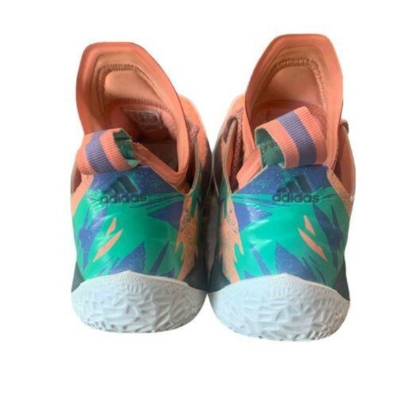 adidas Harden Vol 2 J California Dreamin Boys' Shoe, Orange Size 4 Junior NWOB - Picture 4 of 5